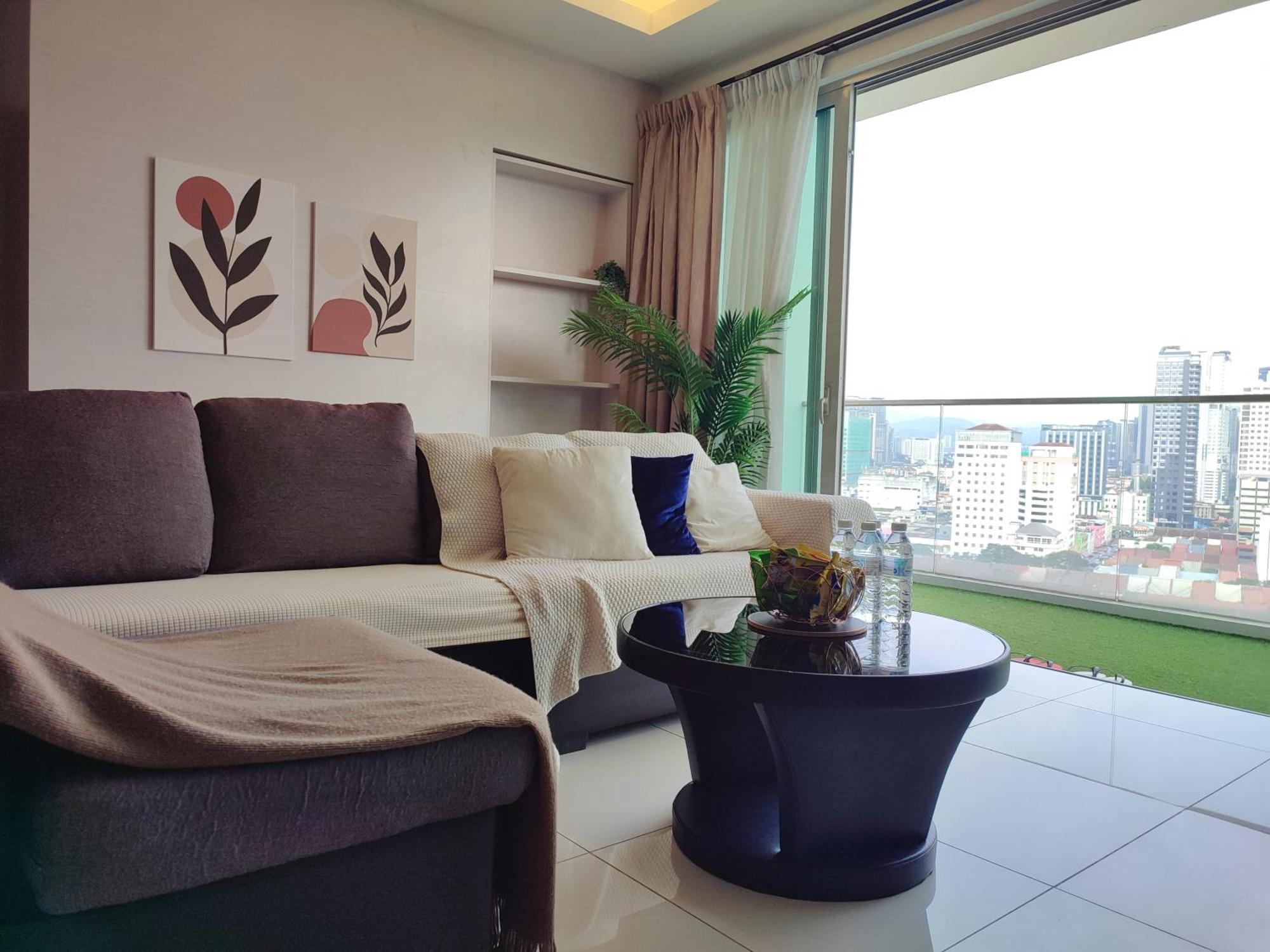 【k.l】 Cozy Balcony 2 Bedroom Klcc View Pangsapuri *