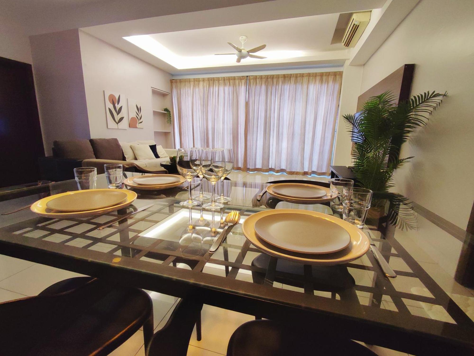 【k.l】 Cozy Balcony 2 Bedroom Klcc View Pangsapuri Kuala Lumpur